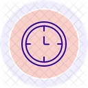 Uhr Linien Symbol Symbol