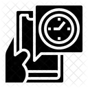 Uhr App Smartphone Symbol