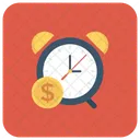 Uhr Bargeld Zahlungsfrist Icon