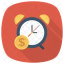 Uhr Bargeld Zahlungsfrist Icon