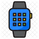 App Ansehen Smartwatch Uhr Symbol