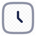 Uhr quadrat  Symbol