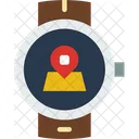 Uhrstandort Smartwatch App Smartwatch Symbol