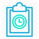 Uhr Zwischenablage  Symbol