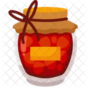 Fruhstuck Marmelade Erdbeere Icon