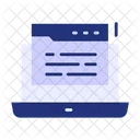 Blog Interface Web Icon