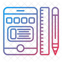 Designer de UI UX  Ícone