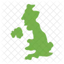 Uk Map Geography United Kingdom Icon