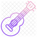 Ukelele Guitarra Banjo Icono