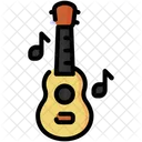 Ukelele Guitarra Musical Icono