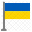 Flag Country Ukraine Icon
