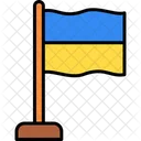 Ukraine Flag National Flag Icon