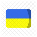 Ukraine-Flagge  Symbol