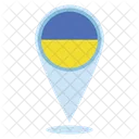 Ukraine Location  Icon