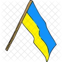 Ukrainian flag  Icône