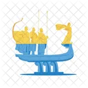 Ukrainian Ship Ship Boat Icon