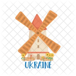 Ukrainian Windmill  Icon