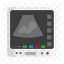 Usg Ultrasonography Diagnosis Of Pregnancy Icon