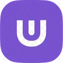 Logotipo Ultra Uos Criptomoeda Moedas Criptograficas Ícone