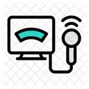 Ultraschall Schwangerschaft Scan Symbol