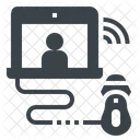 Ultraschall Telemedizin Medizin Symbol