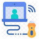 Ultraschall Telemedizin Medizin Symbol