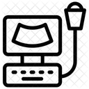 Ultraschallgerat Medizinische Gerate Elektronische Gerate Symbol