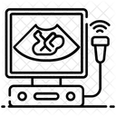 Ultraschallgerat Medizinischer Ultraschall Ultraschallscanner Symbol