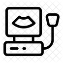 Ultraschallgerat Diagnosegerat Ultraschallscanner Symbol