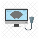 Ultrasonido Escaneo Pantalla Icono