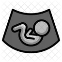 Pregnant Baby Ultrasound Icon