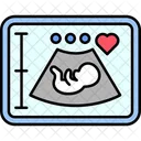 Ultrasound Medical Healthcare Icon