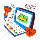 Ultrasound Sonography Ultrasonography Icon