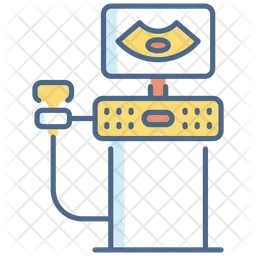 초음파 기계  아이콘