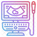 Ultrassonografia Ultrassom Medicina Ícone