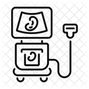 Ultrassonografia Diagnostica Ultrassonografia Ultrassonografia Ícone