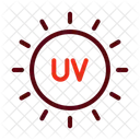 紫外線、UV、光 アイコン