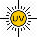 Ultraviolet Light Radiation Icon