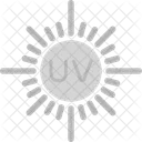 Ultraviolet Light Radiation Icon