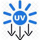 Ultraviolet Radiation Sun Icon