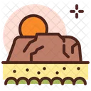 Der Uluru  Symbol