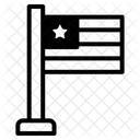 Bandeira Dos EUA Bandeira Pais Ícone