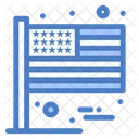 Bandeira Dos EUA Bandeira Nacional Bandeira Do Pais Ícone