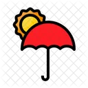 Umbrella Sun Outdoor Icon
