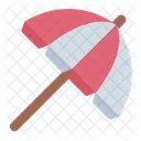 Umbrella Beach Summer Icon