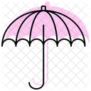 Umbrella Color Shadow Thinline Icon Icon