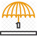 Umbrella Rain Protection Shelter Icon