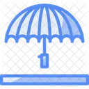 Umbrella Rain Protection Shelter Icon