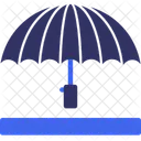 Umbrella Rain Protection Shelter Icon