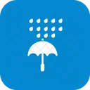Umbrella And Rain Icon